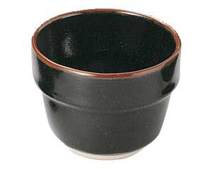 【まとめ買い10個仕掛ける品】和食器 ツ437-178 ゆず天目 段付目の前猪口【取りやめる/返品不可】【ECJ】
