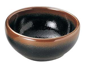 【まとめ買い10個セット品】和食器 ユ438-288 柚子天目 千代口ボール【キャンセル/返品不可】【ECJ】