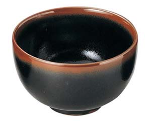 【まとめ買い10個セット品】和食器 ユ438-318 柚子天目 夏目5.5丼【キャンセル/返品不可】【ECJ】