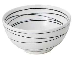 【まとめ買い10個セット品】和食器 ユ434-088 うず潮 丸型5.5丼【キャンセル/返品不可】【ECJ】