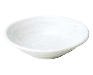 【まとめ買い10個セット品】和食器 ミ485-098 ゆらり粉引き 4.5寸深皿【キャンセル/返品不可】【ECJ】