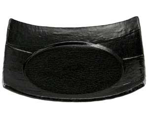 【まとめ買い10個セット品】和食器 ロ464-228 瀬戸黒 7.5寸四方皿【キャンセル/返品不可】【ECJ】