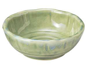 【まとめ買い10個セット品】和食器 ミ450-098 流水織部 花形4.0ボール【キャンセル/返品不可】【ECJ】｜マルシェ＆キッチンカーWORLD