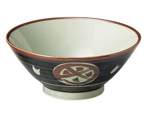 【まとめ買い10個セット品】和食器 ヤ327-178 錆丸紋5.8そば丼【キャンセル/返品不可】【ECJ】