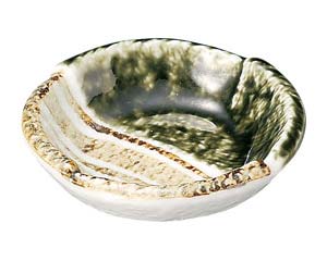 【まとめ買い10個セット品】和食器 ロ466-058 織部ストライプ 丸千代口【キャンセル/返品不可】【ECJ】
