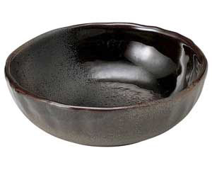 【まとめ買い10個セット品】和食器 ロ465-108 鉄釉布目 5.0ボール【キャンセル/返品不可】【ECJ】｜マルシェ＆キッチンカーWORLD