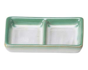 【まとめ買い10個セット品】和食器 ネ467-698 新ひわ流し 二ツ仕切薬味皿【キャンセル/返品不可】【ECJ】 15,406円