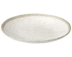 【まとめ買い10個セット品】和食器 ミ471-078 志野粉引 縄目楕円皿【キャンセル/返品不可】【ECJ】
