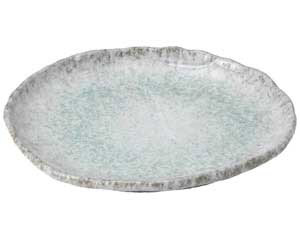 【まとめ買い10個セット品】和食器 ス447-268 青釉 10号丸変形皿【キャンセル/返品不可】【ECJ】｜マルシェ＆キッチンカーWORLD