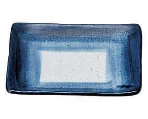 【まとめ買い10個セット品】和食器 オ479-108 藍彩 角5.5皿【キャンセル/返品不可】【ECJ】