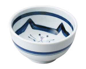 【まとめ買い10個セット品】和食器 ヨ487-388 ねこ 軽々丼 中【キャンセル/返品不可】【ECJ】