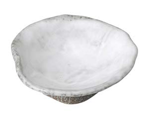 【まとめ買い10個仕掛ける品】和食器 ス489-358 白毛はらい目 口取皿【取りやめる/返品不可】【ECJ】