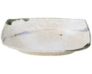 【まとめ買い10個セット品】和食器 ス489-618 織部流線 11号長盛皿【キャンセル/返品不可】【ECJ】|マルシェ&キッチンカーWORLD
