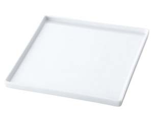 【まとめ買い10個セット品】 ラ559-038 TUBE WHITE 24.5cmスクウェアプレート【キャンセル/返品不可】【ECJ】