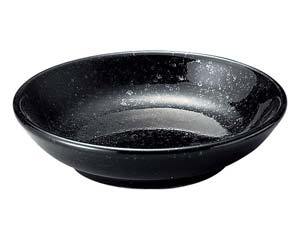 【まとめ買い10個仕掛ける品】 ホ230-518 黒御影 10糎深皿(メタ)【取りやめる/返品不可】【ECJ】
