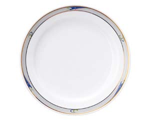 【まとめ買い10個セット品】 ヤ572-528 ブルーウェーブ 7.5インチケーキ皿【キャンセル/返品不可】【ECJ】|マルシェ&キッチンカーWORLD