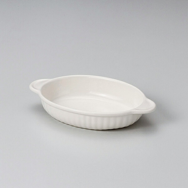 【まとめ買い10個セット品】 ス604-328 乳白小判グラタン(小)【キャンセル/返品不可】【ECJ】