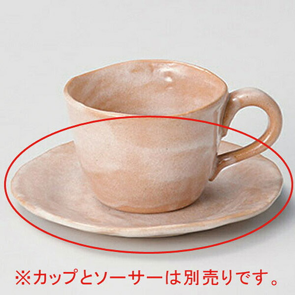 【まとめ買い10個セット品】 ロ611-218 手造り風志野コーヒー皿【キャンセル/返品不可】【ECJ】|マルシェ&キッチンカーWORLD