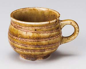 【まとめ買い10個セット品】 イ619-268 厚口コーヒーマグ薄茶渦【キャンセル/返品不可】【ECJ】