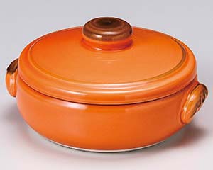 【終売】【まとめ買い10個セット品】 ホ624-408 オレンジ17.5cmキャセロール【キャンセル/返品不可】【ECJ】