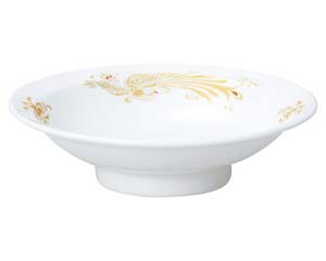 【まとめ買い10個セット品】 ツ664-128 金鳳(強化セラミック) 7.0丸高台皿【キャンセル/返品不可】【ECJ】
