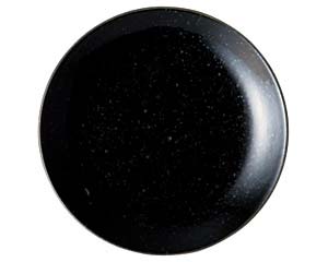 【まとめ買い10個セット品】 カ655-068 アジアン(黒・赤) 黒玉渕16cm皿【キャンセル/返品不可】【ECJ】