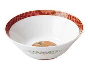 【まとめ買い10個セット品】 オ671-618 朱金雷門 切立6.3丼【キャンセル/返品不可】【ECJ】