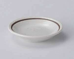 【まとめ買い10個セット品】 ネ673-328 粉引ライン3.0皿【キャンセル/返品不可】【ECJ】