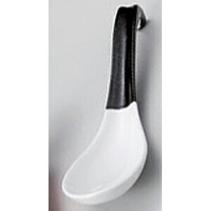 【まとめ買い10個セット品】 ミ684-068 黒ラーメンレンゲ【キャンセル/返品不可】【ECJ】|マルシェ&キッチンカーWORLD