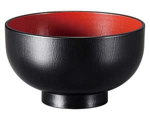【まとめ買い10個セット品】 ヌ693-048 [TA]耐熱11.5木調汁椀 黒内朱【キャンセル/返品不可】【ECJ】｜マルシェ＆キッチンカーWORLD