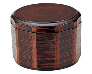 【まとめ買い10個セット品】 ヌ696-118 [TA]耐熱木彫飯器 栃(内黒)(中)【キャンセル/返品不可】【ECJ】