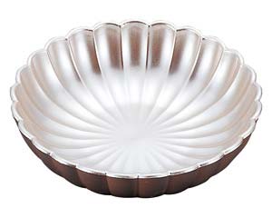 【まとめ買い10個仕掛ける品】 エ699-198 [TA]ABS3.8寸菊鉢 銀塗[洗]【取りやめる/返品不可】【ECJ】