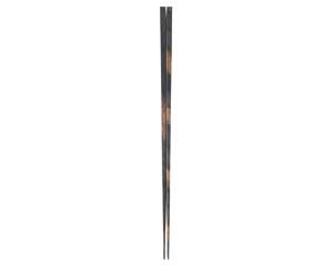 【まとめ買い10個セット品】 エ728-078 [木]25.5cm細6mm角箸墨味[洗]【キャンセル/返品不可】【ECJ】