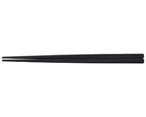【まとめ買い10個セット品】 ヌ730-018 [PBT]21cm筋目四角箸 黒OM【キャンセル/返品不可】【ECJ】