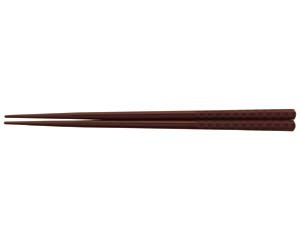 【まとめ買い10個セット品】 ヌ730-248 [PBT]22.5cmチェック六角箸 エンジOM【キャンセル/返品不可】【ECJ】