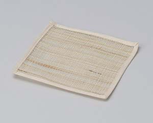 【まとめ買い10個セット品】 ワ743-308 麻コースター【キャンセル/返品不可】【ECJ】