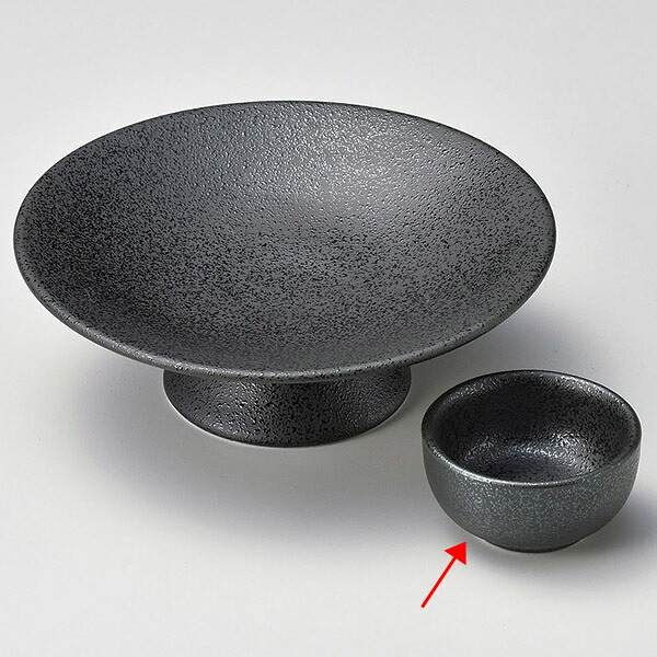 【まとめ買い10個仕掛ける品】和食器 ツ013-248 いぶし黒釉丸千代口【ECJ】