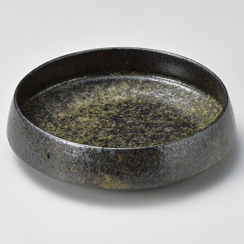 【まとめ買い10個セット品】和食器 キ029-128 黒唐津くくり鉢(小)【ECJ】