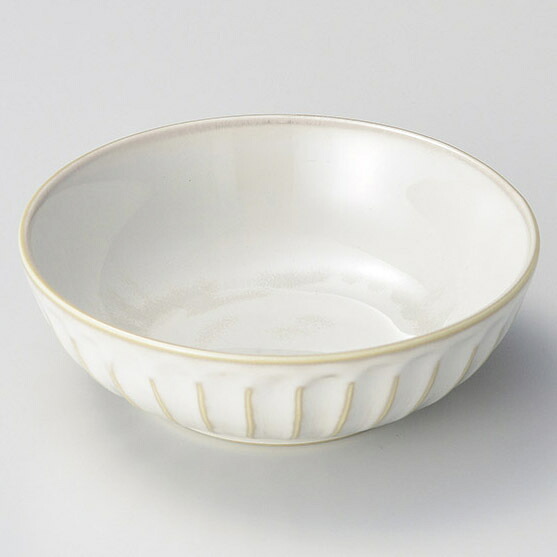 【まとめ買い10個セット品】和食器 ア068-138 窯変粉引き削ぎ13cm鉢【ECJ】
