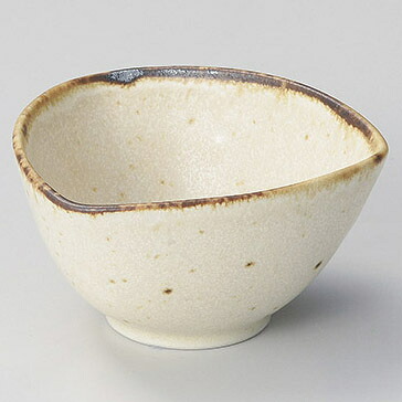 【まとめ買い10個書き割り品】和食器 ネ077-268 ３角形小付シロン【ECJ】