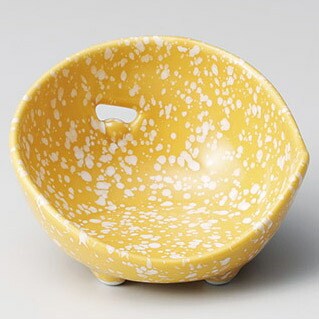 【まとめ買い10個セット品】和食器 キ085-148 黄白吹かまくら珍味【ECJ】