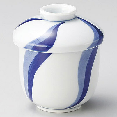 【まとめ買い10個書き割り品】和食器 ネ115-028 水筋長むし碗【ECJ】