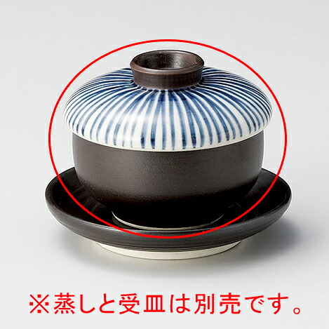 【まとめ買い10個セット品】和食器 ロ116-198 南蛮青十草ミニミニ蒸し【ECJ】