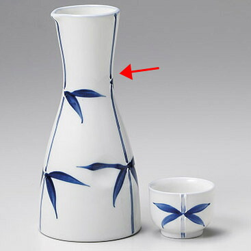 【まとめ買い10個セット品】和食器 ト286-528 一珍笹二合徳利【ECJ】｜マルシェ＆キッチンカーWORLD
