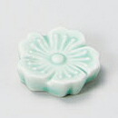 【まとめ買い10個セット品】和食器 コ289-488 花衣 グリーン 箸置き【ECJ】