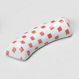 【まとめ買い10個セット品】和食器 コ291-118 市松 赤 扇 箸置き【ECJ】
