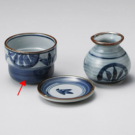 【まとめ買い10個セット品】和食器 イ304-248 花紋そば徳利【ECJ】