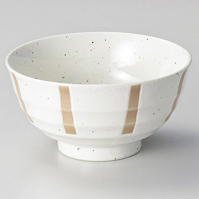 【まとめ買い10個セット品】和食器 キ337-038 白結晶ストライプ 5.5多用丼【ECJ】