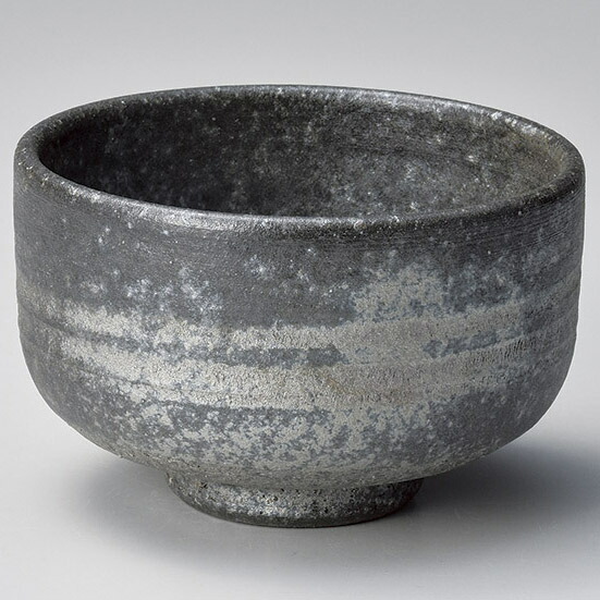 【まとめ買い10個仕掛ける品】和食器 メ392-058 黒窯変抹茶碗【ECJ】