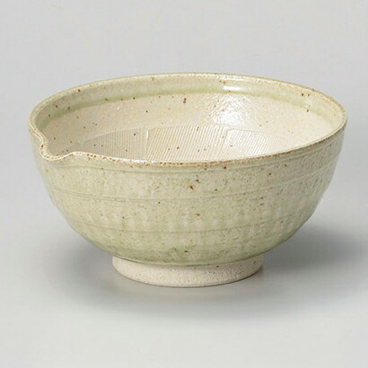 【まとめ買い10個セット品】和食器 カ419-068 ヒワ釉6寸片口すり鉢【ECJ】